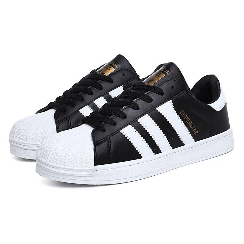 Summer New Korean Style Sports Casual Men's Shoes Couple's Board Shoes Breathable Internet Popular Men's Shell Head White Trendy Shoes