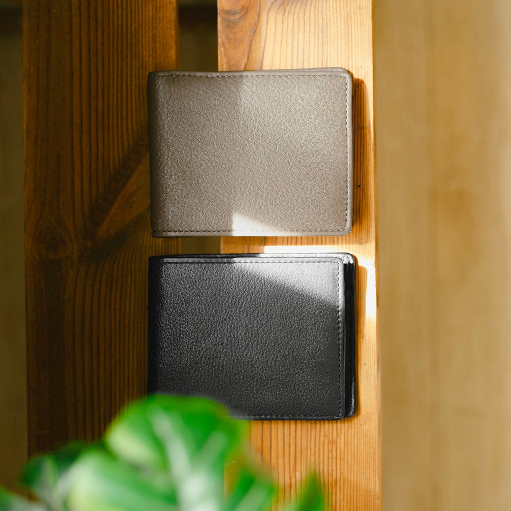 Theo Leather Bi-fold Wallet with Coin Case (RFID)